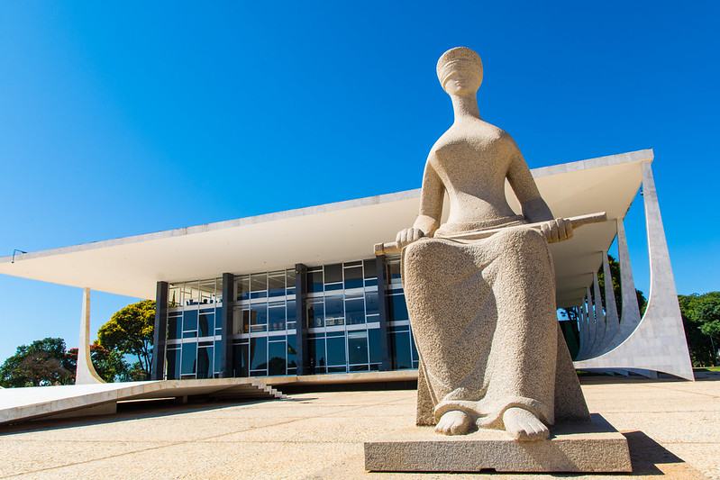 Fachada do Supremo Tribunal Federal em Brasília