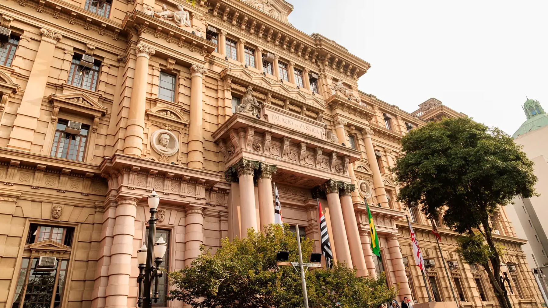 Fachada do Palácio da Justiça, sede do Tribunal de Justiça de São Paulo