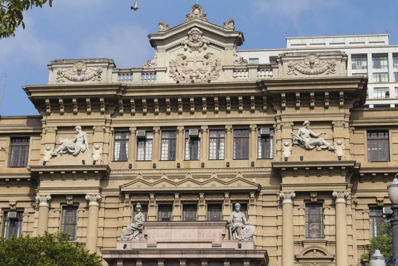 Fachada do Palácio da Justiça, sede do Tribunal de Justiça de São Paulo